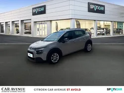 Blanc banquise (o) Utilisé 2021 Citroën C3 Feel Citadine | 9 797 € (Bon prix)
