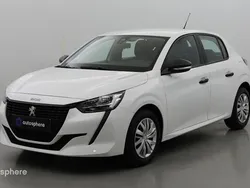 Blanc banquise Utilisé 2021 Peugeot 208 Active Citadine | 10 999 € (Bon prix)