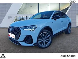 Blanc glacier métallisé Utilisé 2021 Audi Q3 Sportback S-Line SUV | 39 990 € (Prix assez cher)