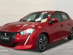Rouge Utilisé 2019 Peugeot 208 Allure Citadine | 11 999 € (Prix juste)