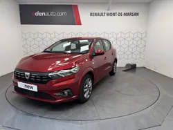 Rouge Utilisé 2021 Dacia Sandero Comfort Citadine | 11 990 € (Bon prix)
