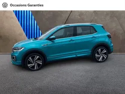 Bleu Utilisé 2021 VW T-Cross R-line SUV | 18 895 € (Prix juste)