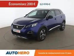 Bleu Utilisé 2017 Peugeot 3008 GT-line SUV | 12 790 € (Prix juste)