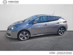 Gris Utilisé 2020 Nissan Leaf Tekna Citadine | 14 970 € (Prix juste)