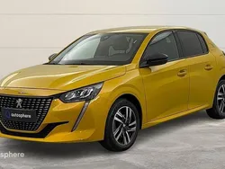 Jaune Utilisé 2022 Peugeot 208 Allure Citadine | 14 499 € (Prix juste)