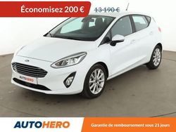 Blanc Utilisé 2017 Ford Fiesta Titanium Citadine | 12 990 € (Prix juste)