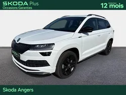 Blanc Utilisé 2020 Skoda Karoq SportLine SUV | 23 290 € (Prix juste)