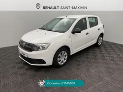 Blanc Utilisé 2018 Dacia Sandero Citadine | 8 890 € (Bon prix)
