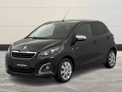Noir Utilisé 2021 Peugeot 108 Style Citadine | 10 299 € (Prix juste)