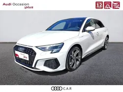 Blanc ibis Utilisé 2024 Audi A3 Sportback e-tron S-Line Berline | 38 900 € (Prix assez cher)