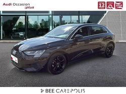 Noir brillant Occasion 2022 Audi A3 Design | 25 390 € (Prix assez cher)