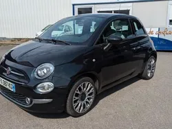 Noir Utilisé 2019 Fiat 500 Lounge Citadine | 8 650 € (Bon prix)