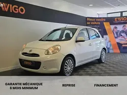 Blanc Utilisé 2013 Nissan Micra Acenta Citadine | 5 690 € (Prix juste)