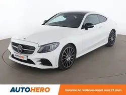 Blanc Utilisé 2018 Mercedes C220 AMG line Coupé | 28 590 € (Prix cher)