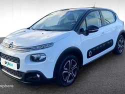 Blanc Utilisé 2018 Citroën C3 PureTech Citadine | 9 578 € (Prix juste)