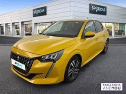 Jaune Utilisé 2021 Peugeot 208 Allure Citadine | 12 990 € (Prix juste)