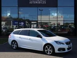 Blanc Utilisé 2020 Peugeot 308 GT-line Break | 13 900 € (Prix juste)