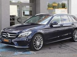 Bleu Utilisé 2016 Mercedes C220 Sportline Break | 18 990 € (Prix juste)