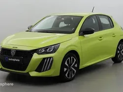 Jaune Utilisé 2024 Peugeot 208 Active Citadine | 15 999 € (Prix juste)