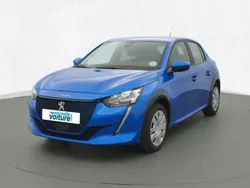 Bleue Utilisé 2021 Peugeot e-208 Business-Line Citadine | 15 190 € (Prix juste)