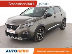 Vert Utilisé 2017 Peugeot 3008 GT-line SUV | 14 790 € (Bon prix)