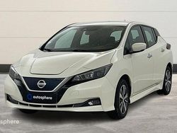 Blanc Utilisé 2021 Nissan Leaf Acenta Citadine | 14 499 € (Prix juste)