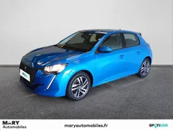 Bleu Utilisé 2019 Peugeot 208 Allure Citadine | 13 990 € (Prix juste)