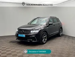 Noir Utilisé 2022 VW Tiguan R-line SUV | 33 990 € (Prix assez cher)