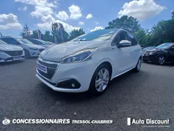 Blanc Utilisé 2019 Peugeot 208 Signature Sky Citadine | 9 390 € (Prix juste)