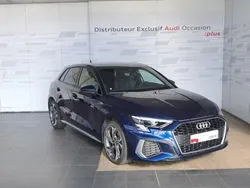 Bleu navarre métallisé Utilisé 2024 Audi A3 S-Line | 34 490 € (Prix juste)