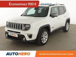Blanc Utilisé 2019 Jeep Renegade Limited SUV | 14 790 € (Prix juste)