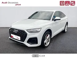 Blanc glacier métallisé Utilisé 2021 Audi Q5 Sportback S-Line SUV | 42 900 € (Bon prix)