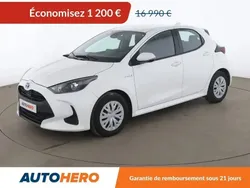 Blanc Utilisé 2021 Toyota Yaris Hybrid Citadine | 15 790 € (Super prix)