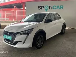 Blanc banquise (o) Utilisé 2022 Peugeot e-208 Style Citadine | 14 499 € (Bon prix)
