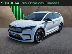 Blanc Nouvelle 2024 Skoda Enyaq iV SportLine SUV | 43 979 € (Super prix)