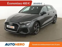 Gris Utilisé 2021 Audi A3 Sportback S-Line Berline | 30 490 € (Prix assez cher)