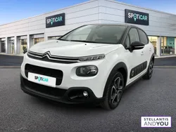 Blanc Utilisé 2019 Citroën C3 PureTech Citadine | 9 490 € (Prix juste)