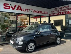 Noir Utilisé 2017 Fiat 500C Lounge Cabriolet | 11 490 € (Prix assez cher)
