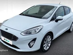 Blanc Utilisé 2019 Ford Fiesta Titanium Citadine | 11 426 € (Prix juste)