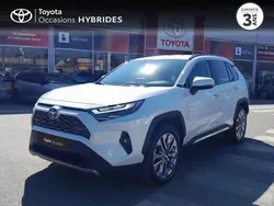 Blanc Utilisé 2024 Toyota RAV4 Hybrid Lounge SUV | 39 490 € (Bon prix)