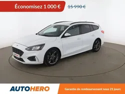Blanc Utilisé 2019 Ford Focus ST-Line Break | 14 990 € (Bon prix)