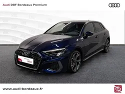 Bleu navarre métallisé Utilisé 2024 Audi A3 Sportback e-tron S-Line Berline | 37 990 € (Prix juste)