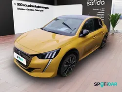Jaune Utilisé 2020 Peugeot e-208 GT-line Citadine | 14 490 € (Prix assez cher)