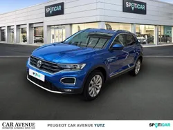 Bleu ravenna métallisée Utilisé 2019 VW T-Roc SUV | 19 990 € (Prix juste)