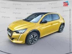 Jaune Utilisé 2021 Peugeot e-208 GT Citadine | 16 499 € (Bon prix)