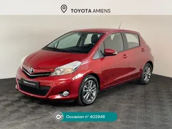 Rouge Utilisé 2014 Toyota Yaris Citadine | 10 990 € (Prix juste)