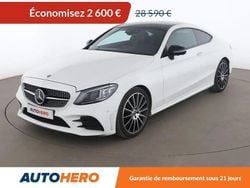 Blanc Utilisé 2018 Mercedes C220 AMG line Coupé | 25 990 € (Prix juste)