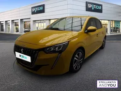Jaune Utilisé 2021 Peugeot 208 Allure Citadine | 12 890 € (Bon prix)
