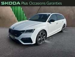 Blanc Utilisé 2021 Skoda Octavia RS Break | 29 990 € (Prix juste)