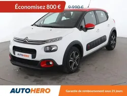 Blanc Utilisé 2019 Citroën C3 PureTech Citadine | 8 990 € (Prix juste)